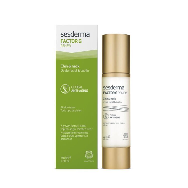 FACTOR G RENEW Oval face & neck - Омолаживающее средство для овала лица и шеи, 50 мл.