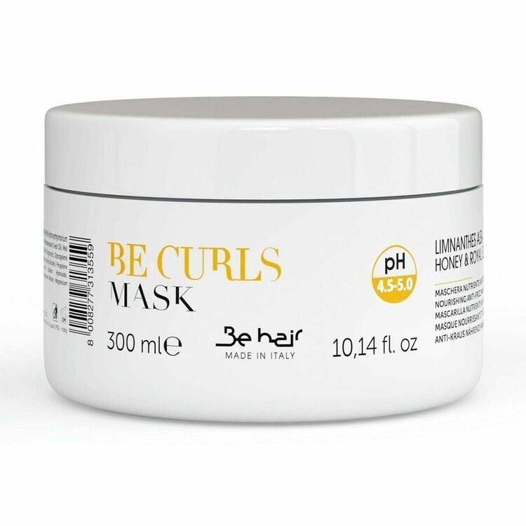 BE CURLS NOURISHING ANTI-FRIZZ MASK curly & wavy hair 300 ml- Маска--эластант для вьющихся и волнистых волос.