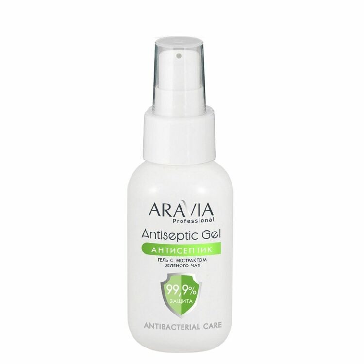 "ARAVIA Professional" Гель-антисептик для рук с экстрактом зеленого чая Antiseptic Gel, 50мл/ 12