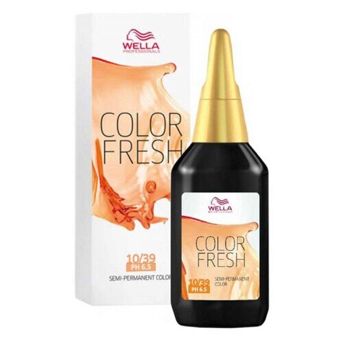 Color fresh Теплые тона 75 мл, оттенок 10/39, 10/39 яркий блонд золотистый сандре Wella Professionals
