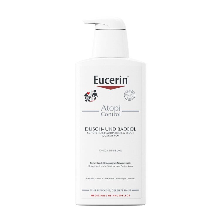 Eucerin, "AtopiCONTROL" очищающее масло для душа (63173), 400 мл EUCERIN