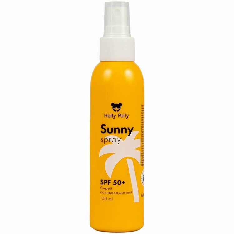 Спрей солнцезащитный для лица и тела Holly Polly Sunny SPF 50+,150мл