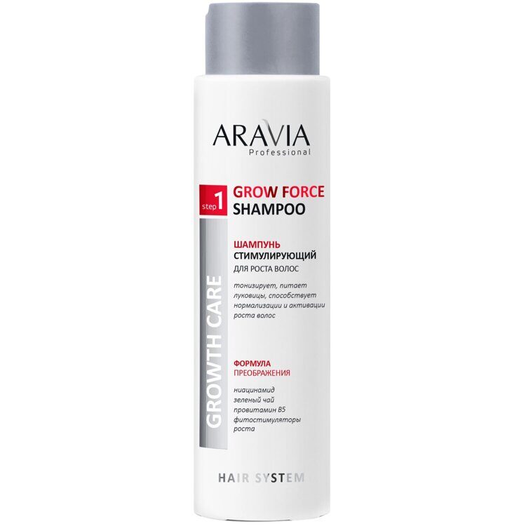 Шампунь стимулирующий для роста волос Grow Force Shampoo, 420 мл