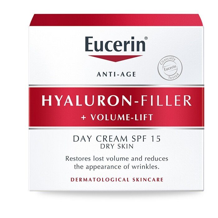 Eucerin, HYALURON-FILLER + VOLUME-LIFT, крем для дневного ухода за сухой кожей, 50 мл