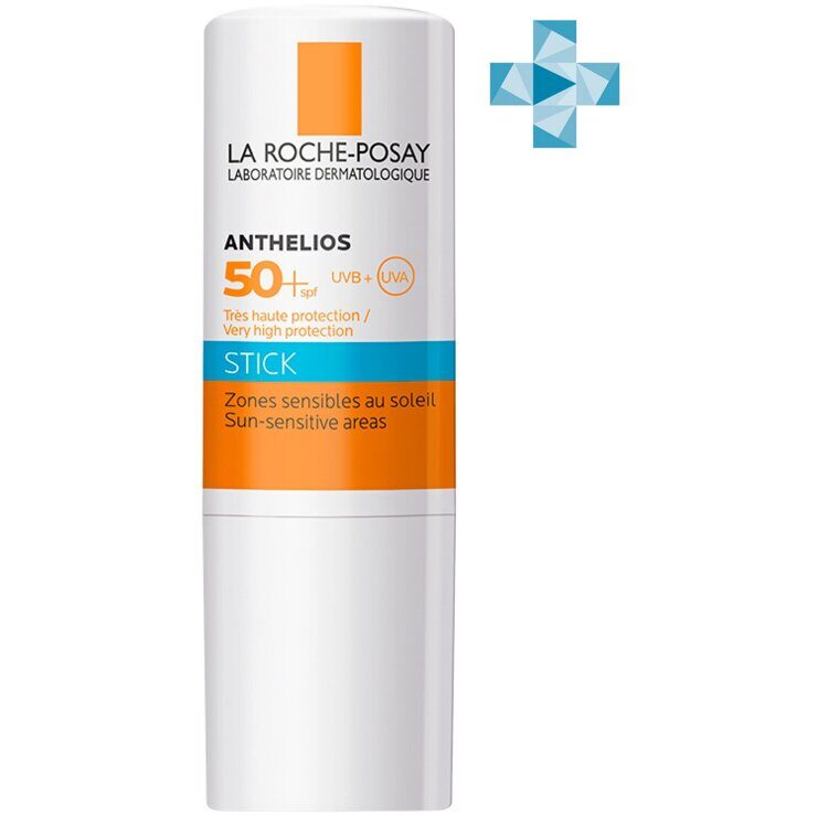 ЛЯРОШ АНТГЕЛИОС-24 Стик для чувствительных зон SPF 50+ 9мл