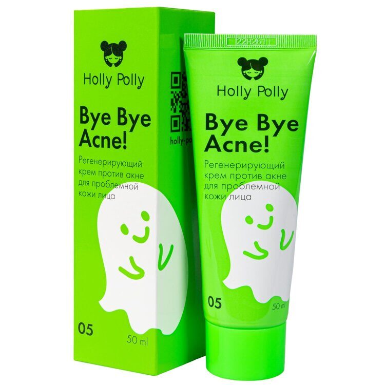 Регенерирующий крем Bye Bye Acne! против акне для проблемной кожи лица, 50 мл