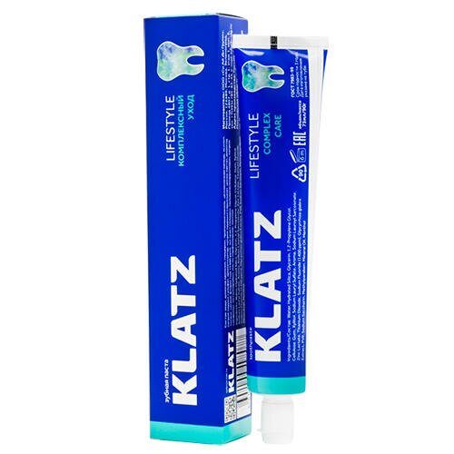 КЛАЦ Зубная паста Klatz LIFESTYLE Комплексный уход 75мл