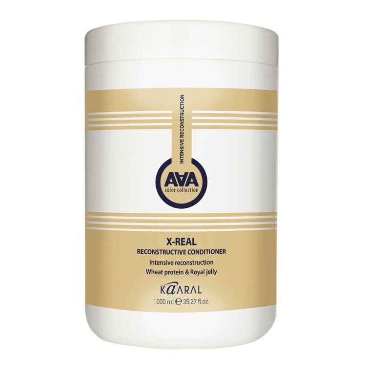 Восстанавливающий кондиционер с пшеничными протеинами X-Real Reconstructive Conditioner, 1000 мл Kaaral