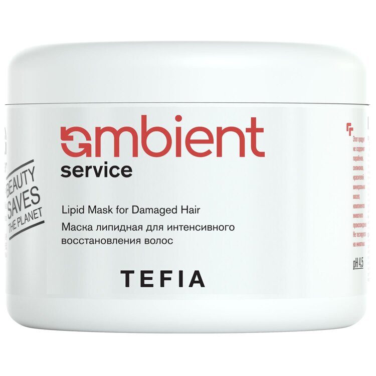 Маска липидная для интенсивного восстановления волос Lipid Mask for Damaged Hair, 500 мл Tefia