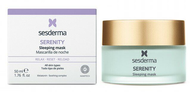 SERENITY Sleeping mask - Маска ночная для лица, 50 мл