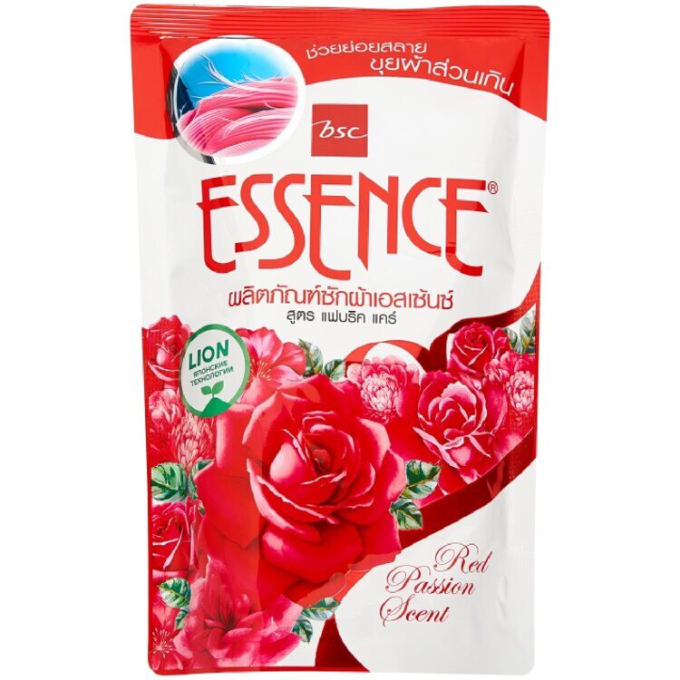 LION EssenceRedPassion Гель-концентр для стирки белья с эффект кондиц-ра и аром сладких цветов 400мл