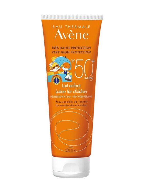 АВЕН Солнцезащитное Детское молочко SPF 50+, 250 мл