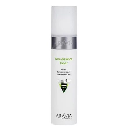 ARAVIA Professional Тоник балансирующий для сужения пор для жирной и проблемной кожи Pore-Balance Toner, 250 мл