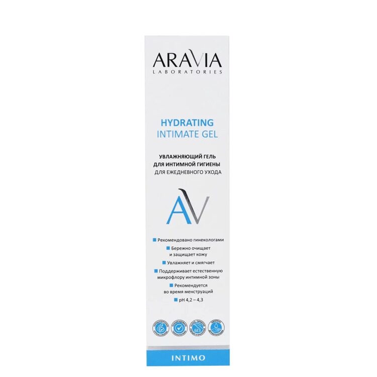 "ARAVIA Laboratories" Увлажняющий гель для интимной гигиены для ежедневного ухода Hydrating Intimate Gel, 200 мл